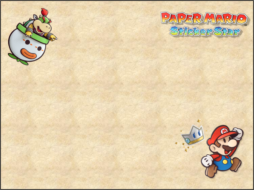 Paper Mario Sticker Star Wallpaper By Mariofanforevah