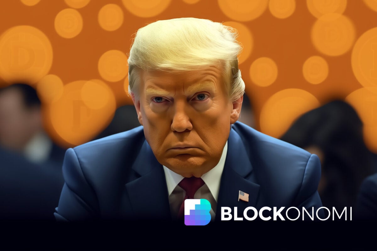 Donald Trump at a meeting