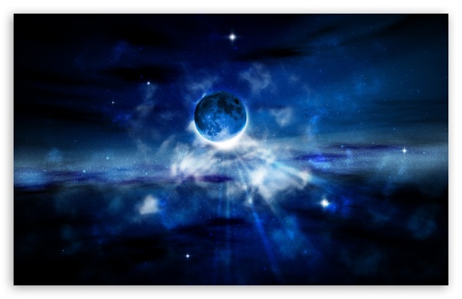 Blue Moon HD Desktop Wallpaper High Definition Fullscreen Mobile