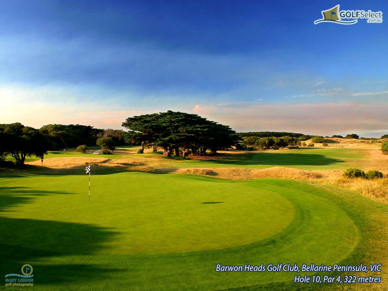 GOLFSelect   Golf Wallpaper   Barwon Heads Golf Club   Hole 10 Par 4