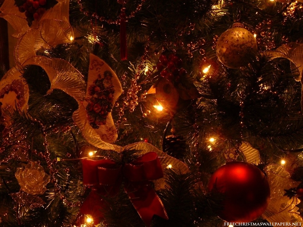 Dark Christmas Ornaments Wallpaper Home Interior Design
