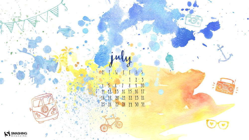 Smashing Magazine Desktop Wallpaper Calendar July