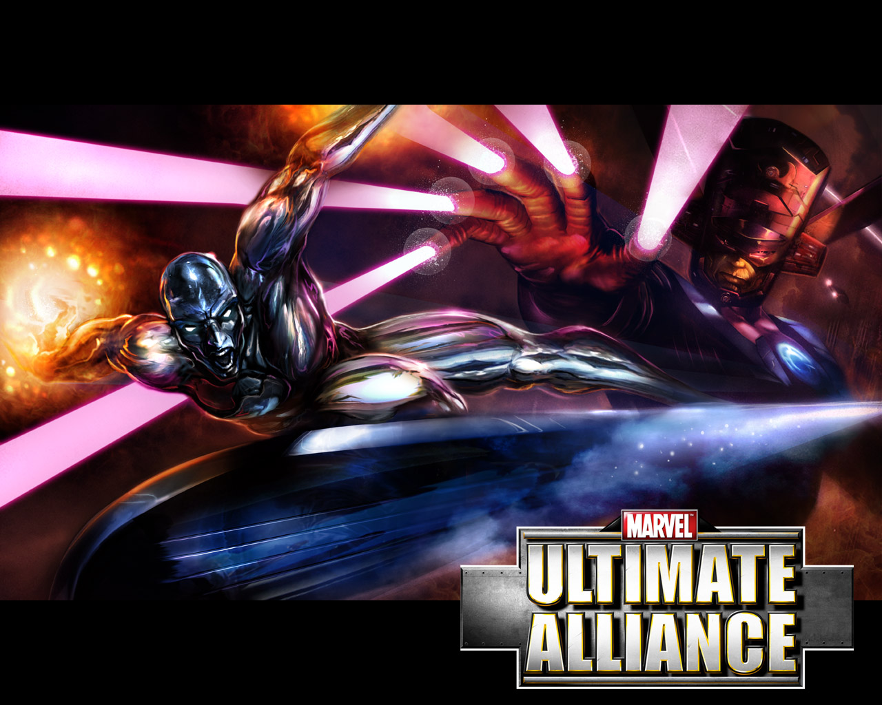 Marvel Ultimate Alliance Wallpaper Surfer Galactus
