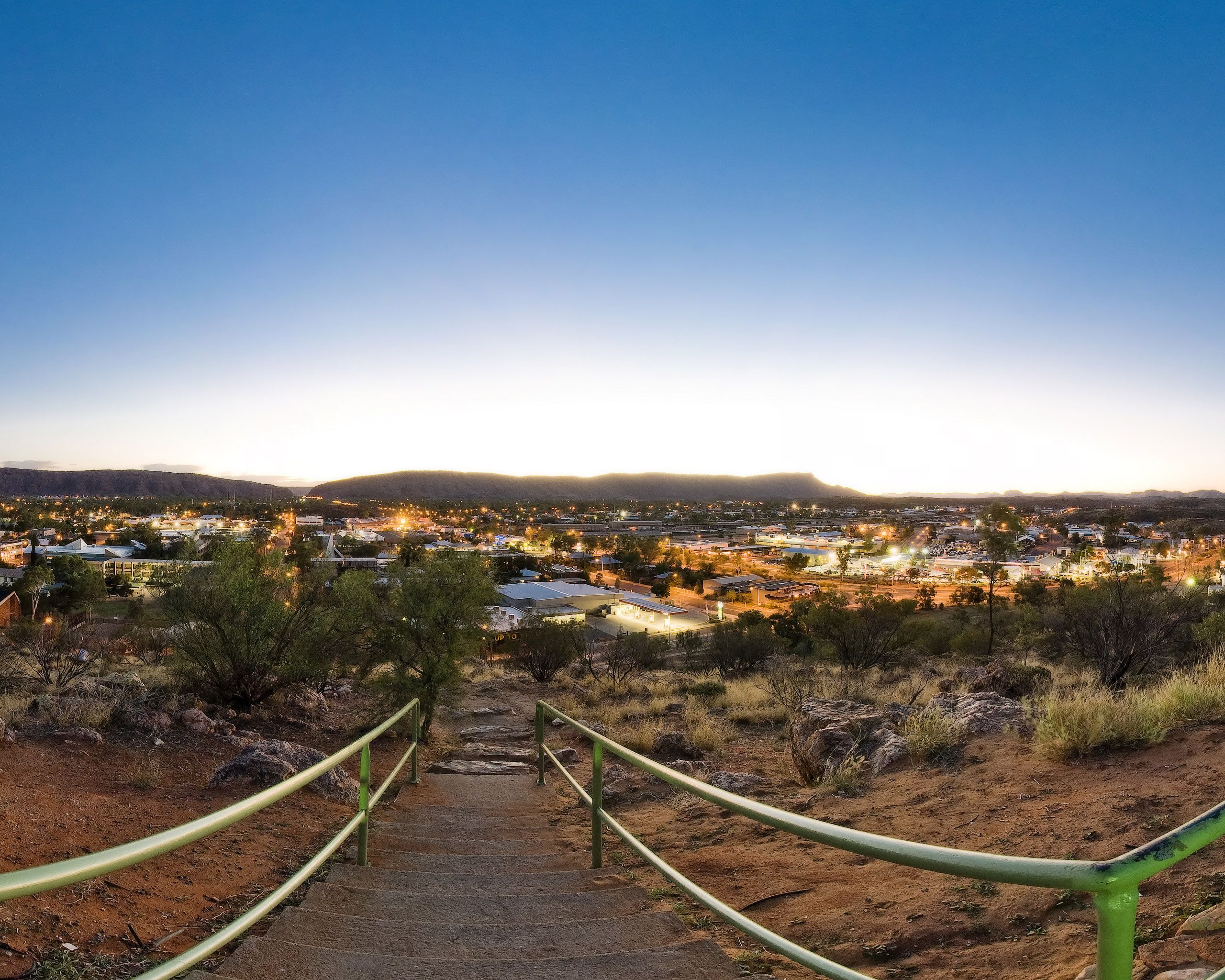 Known Places Anzac Hill Alice Springs Desktop Wallpaper Nr