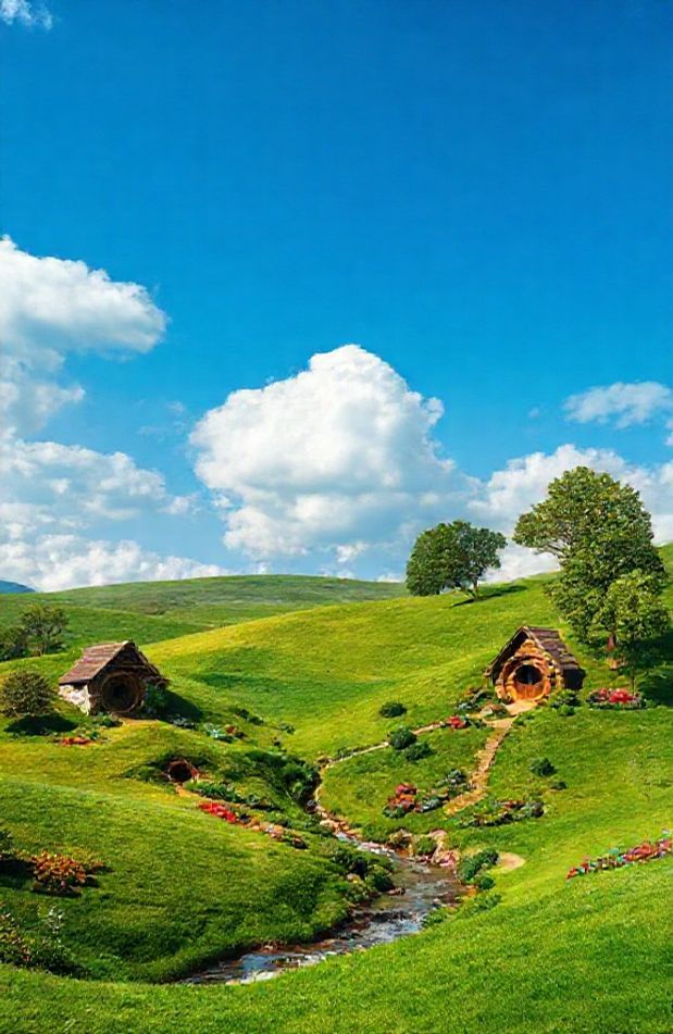 The Hobbit Shire Wallpaper