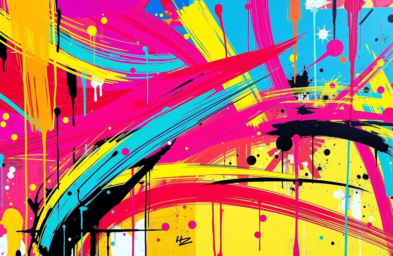 Abstract Graffiti Wallpaper