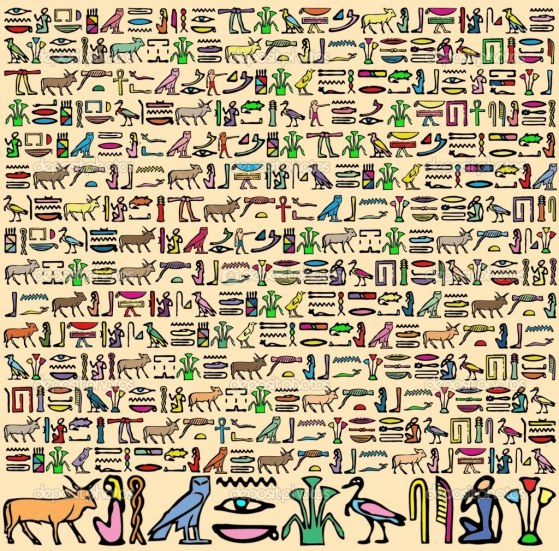 Egyptian Wall Meaning Wallpaper Hieroglyphics