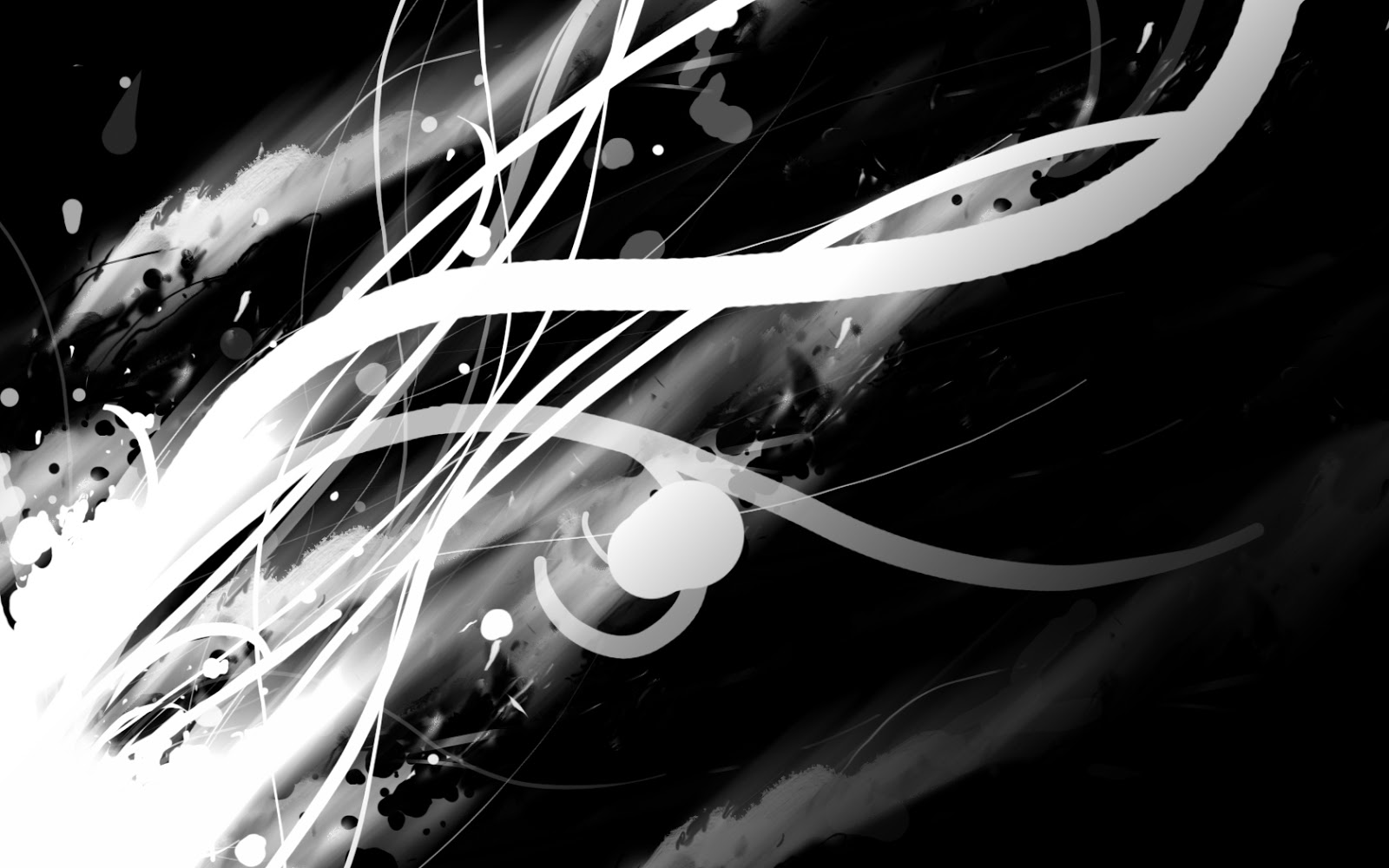 Abstract Wallpaper HD Black Widescreen White
