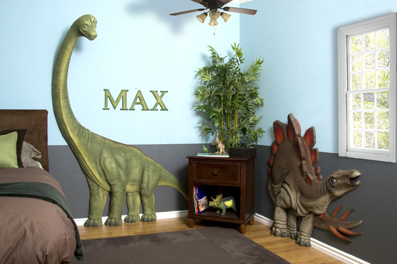 Enliven Your Kids Bedroom With Dinosaur Themed Wall Art And Murals
