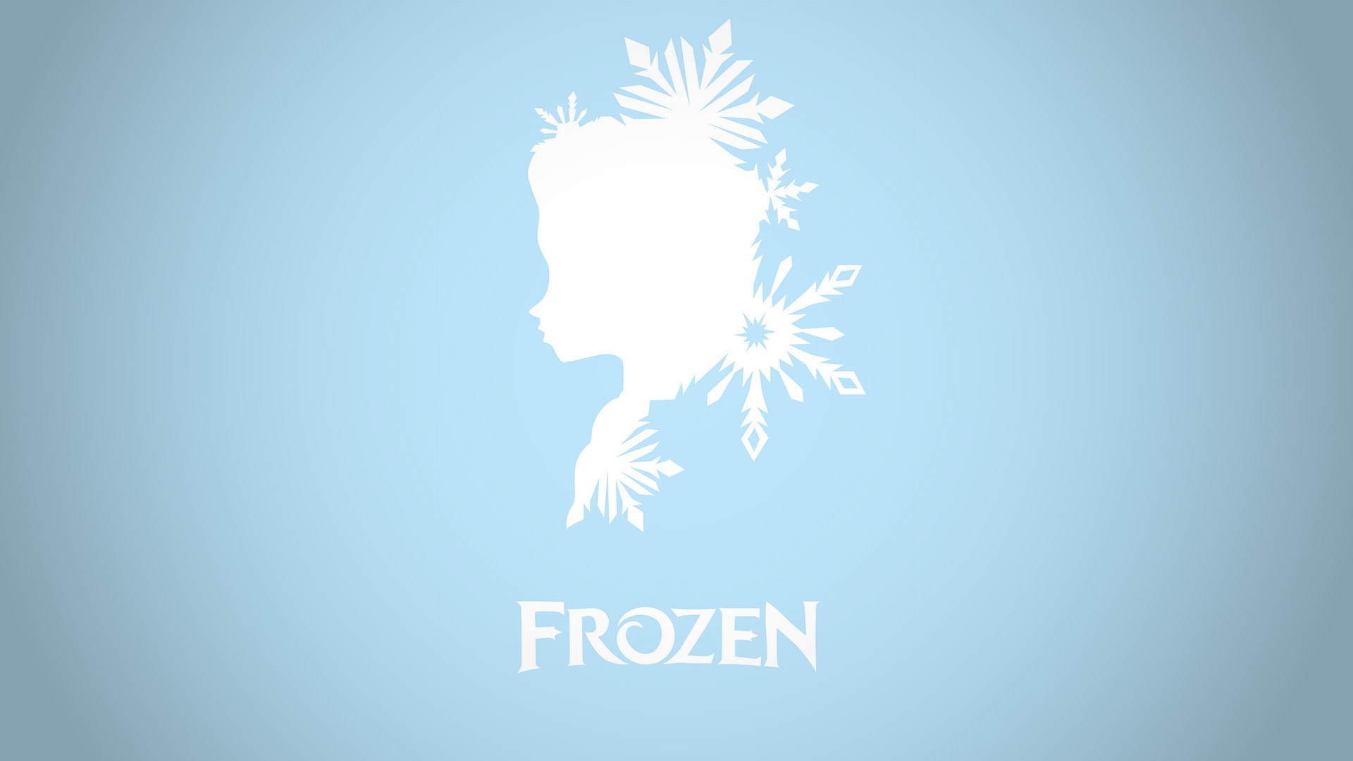 frozen elsa queen ice minimalist wallpaper vector cartoon