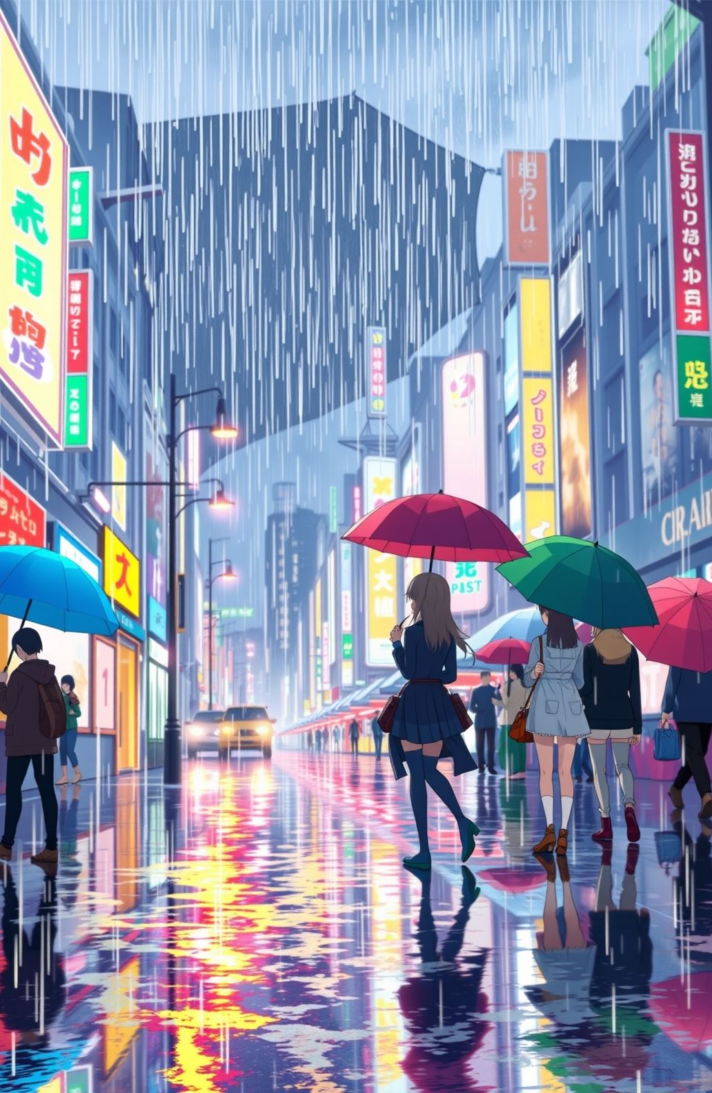 Anime Rain Wallpaper