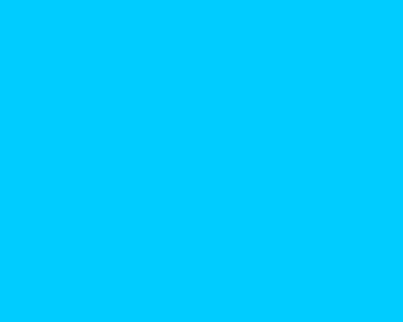 1280x1024 Vivid Sky Blue Solid Color Background