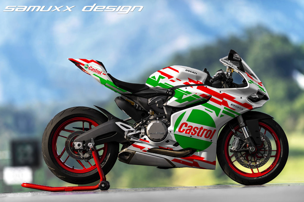 Ducati 899 Panigale Castrol by SAMUXX on