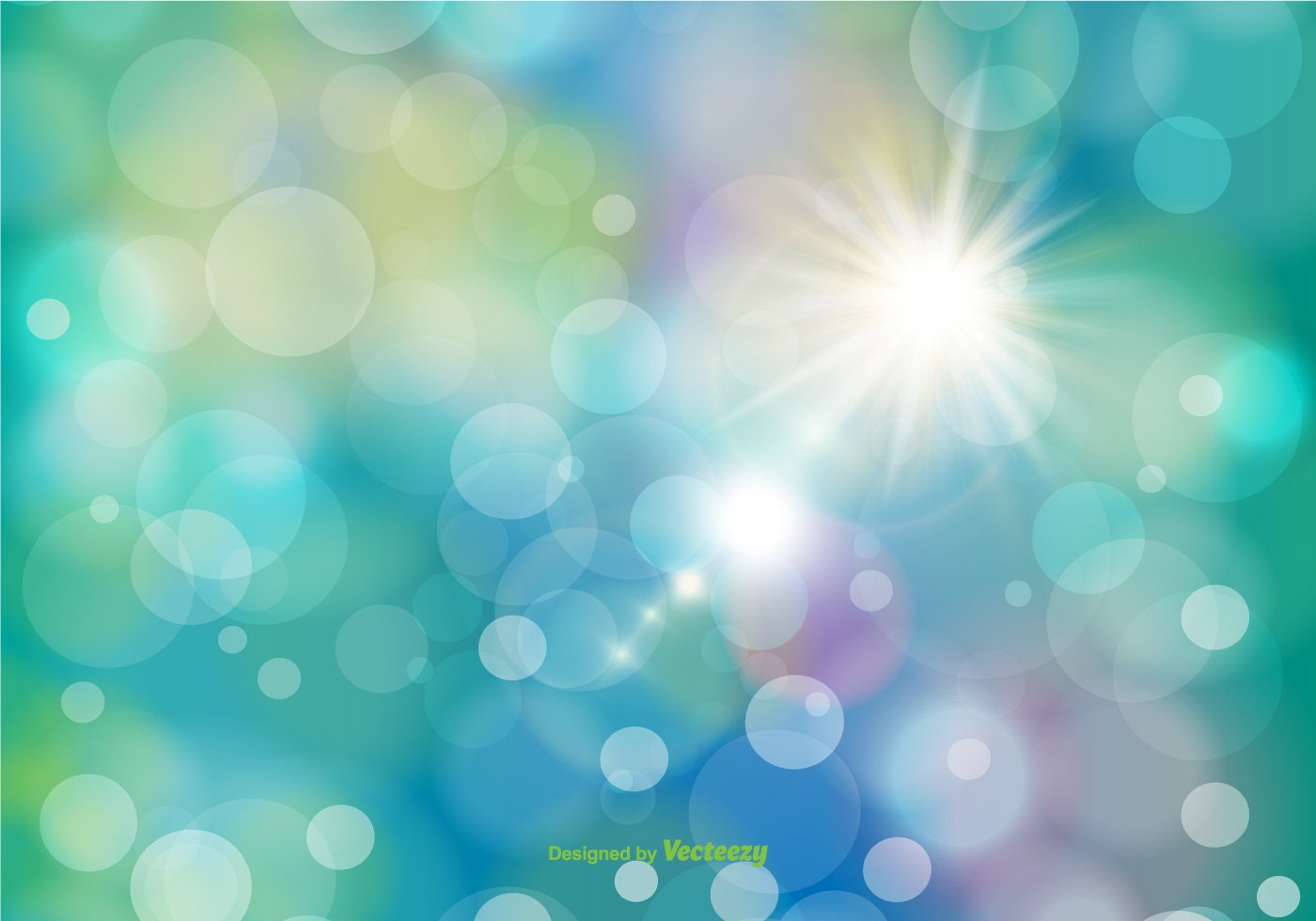 Beautiful Abstract Bokeh Background   Download Free Vector