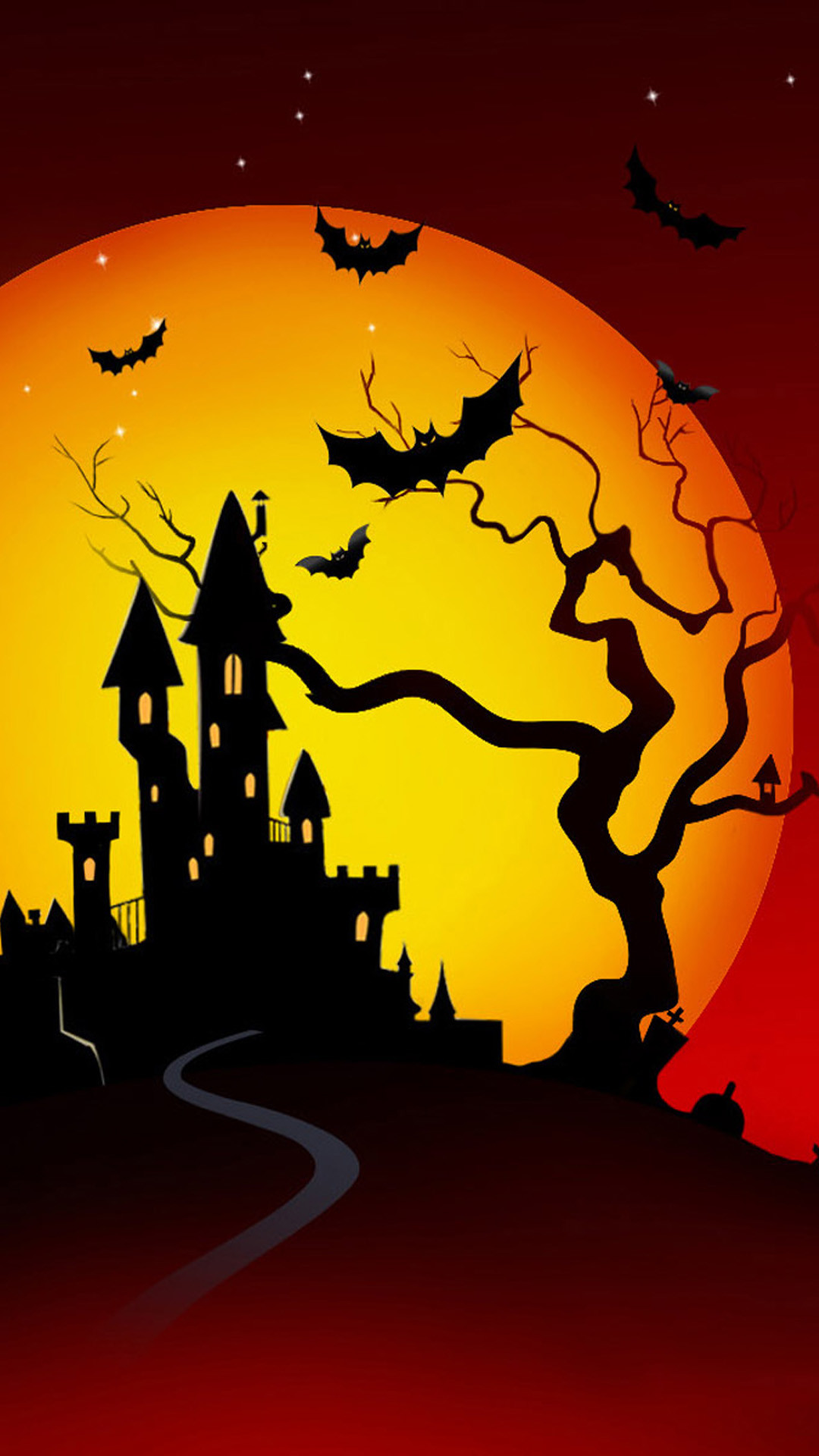 Cute Halloween iPhone Wallpaper