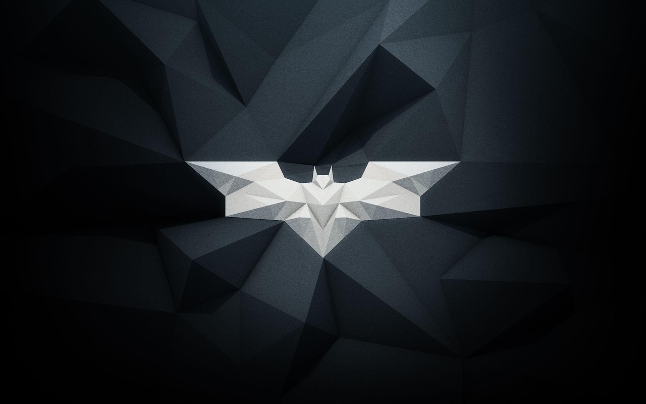 Polygon Batman Logo Wallpaper