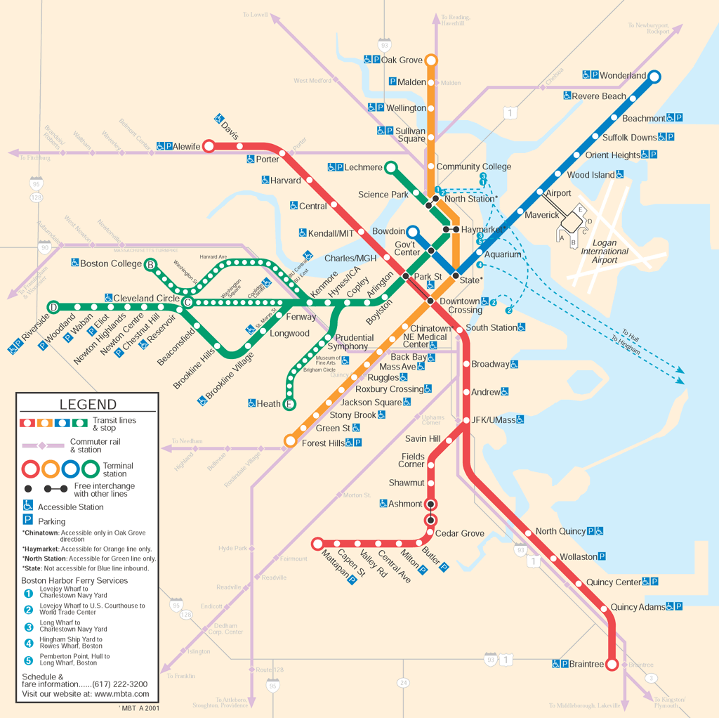 Beginner S Guide To The Mbta Subway System In Boston Phoenix