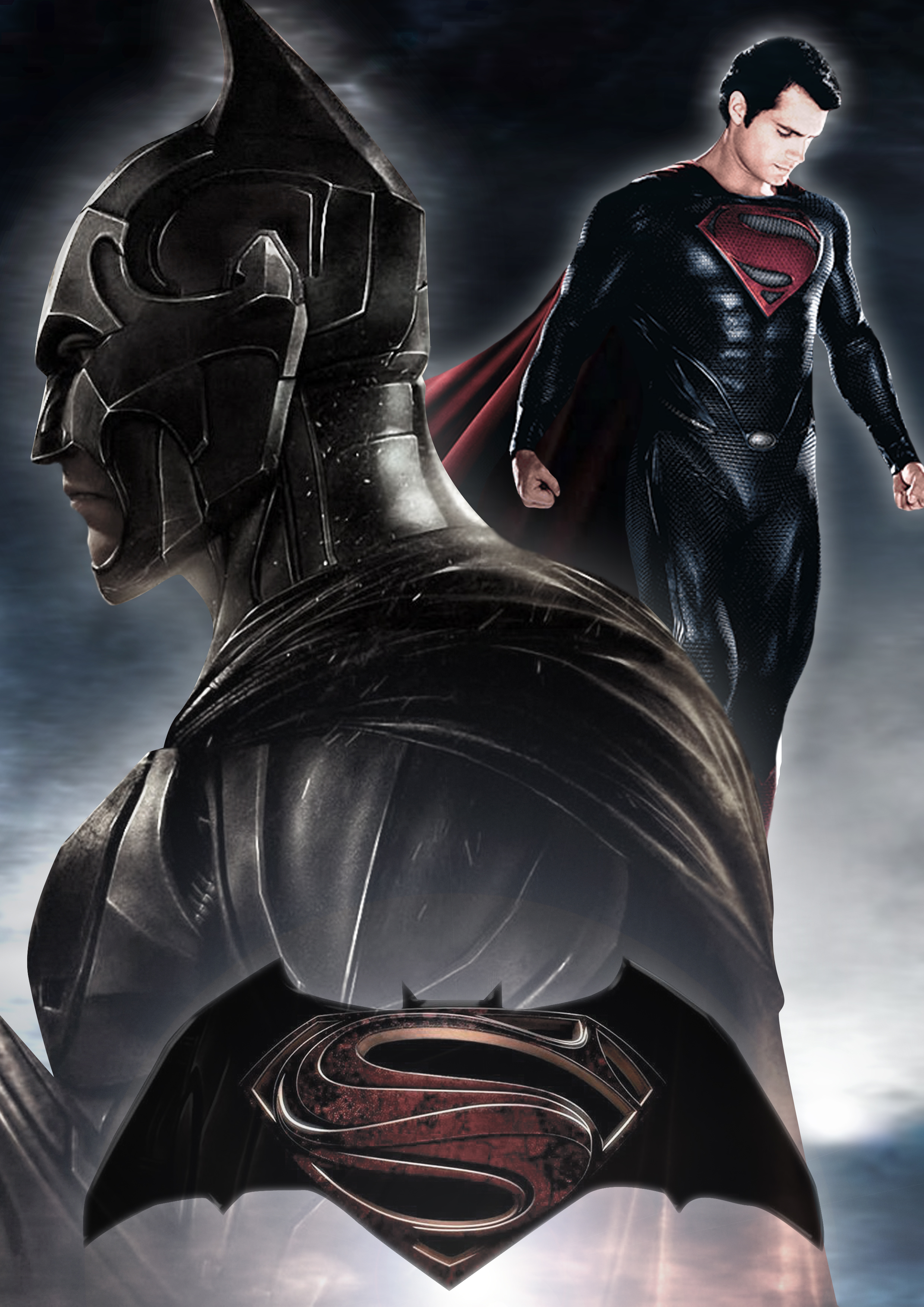 Batman Vs Superman Movie Poster By Andrewmjbaker