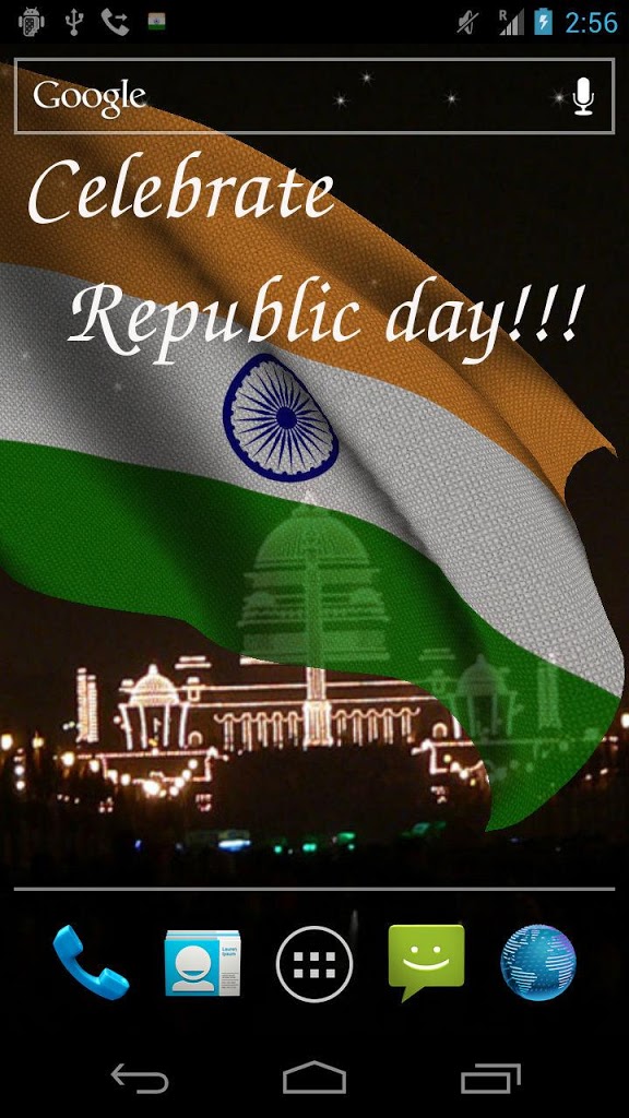 3d India Flag Live Wallpaper For Android