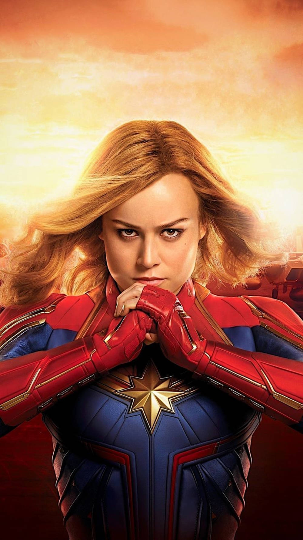 Captain Marvel iPhone Wallpaper