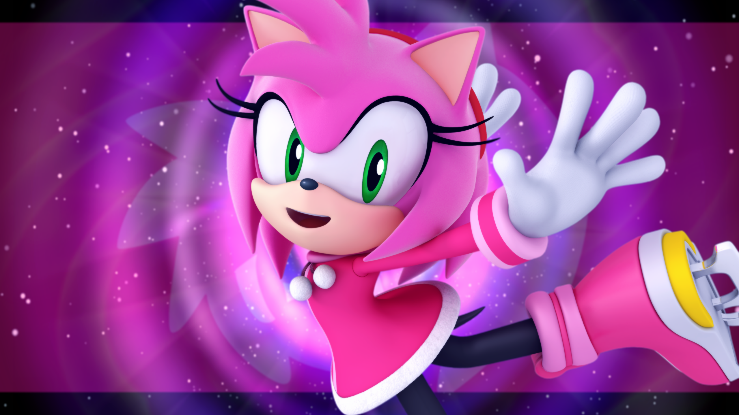 Amy Rose Sonic The Hedgehog Wallpaper