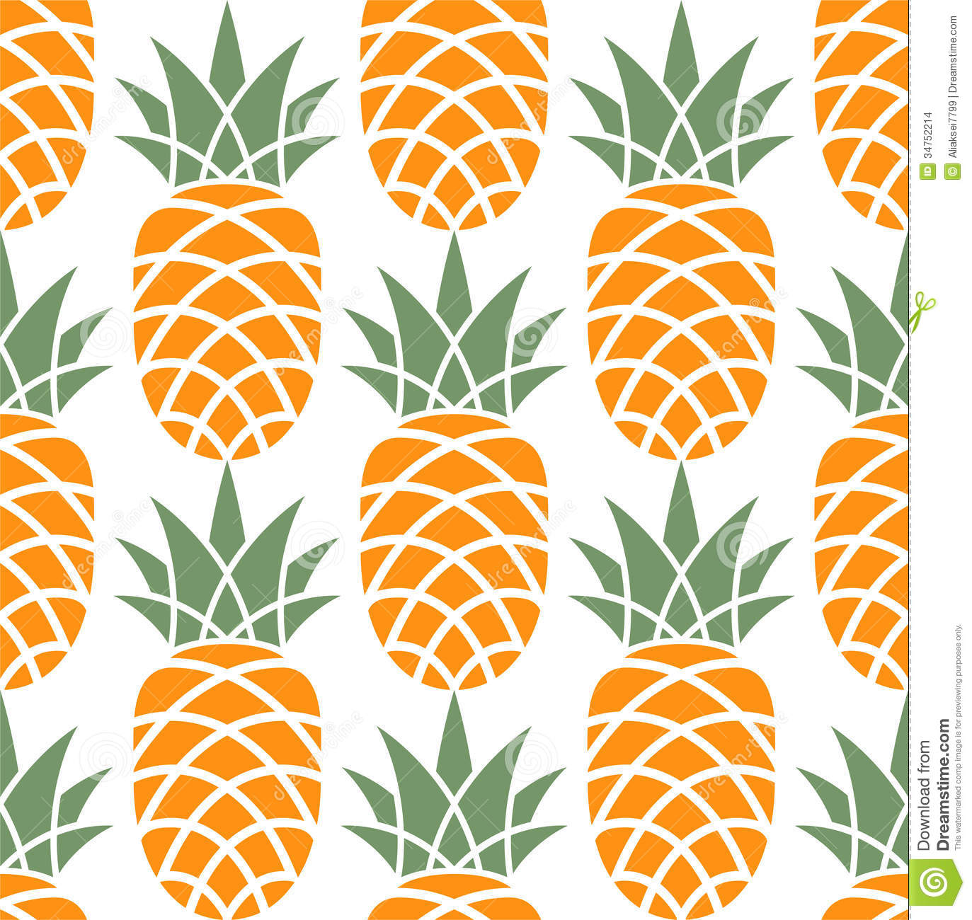 Pineapple Pattern Background Pineapples background