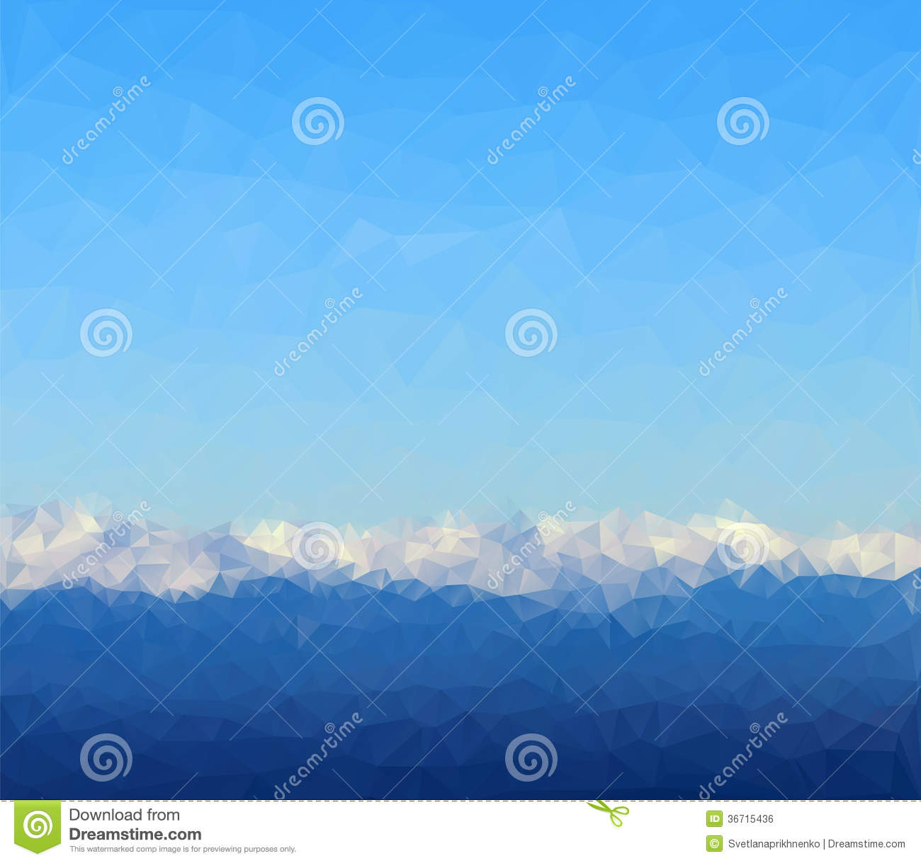 Polygon Mountain Landscape