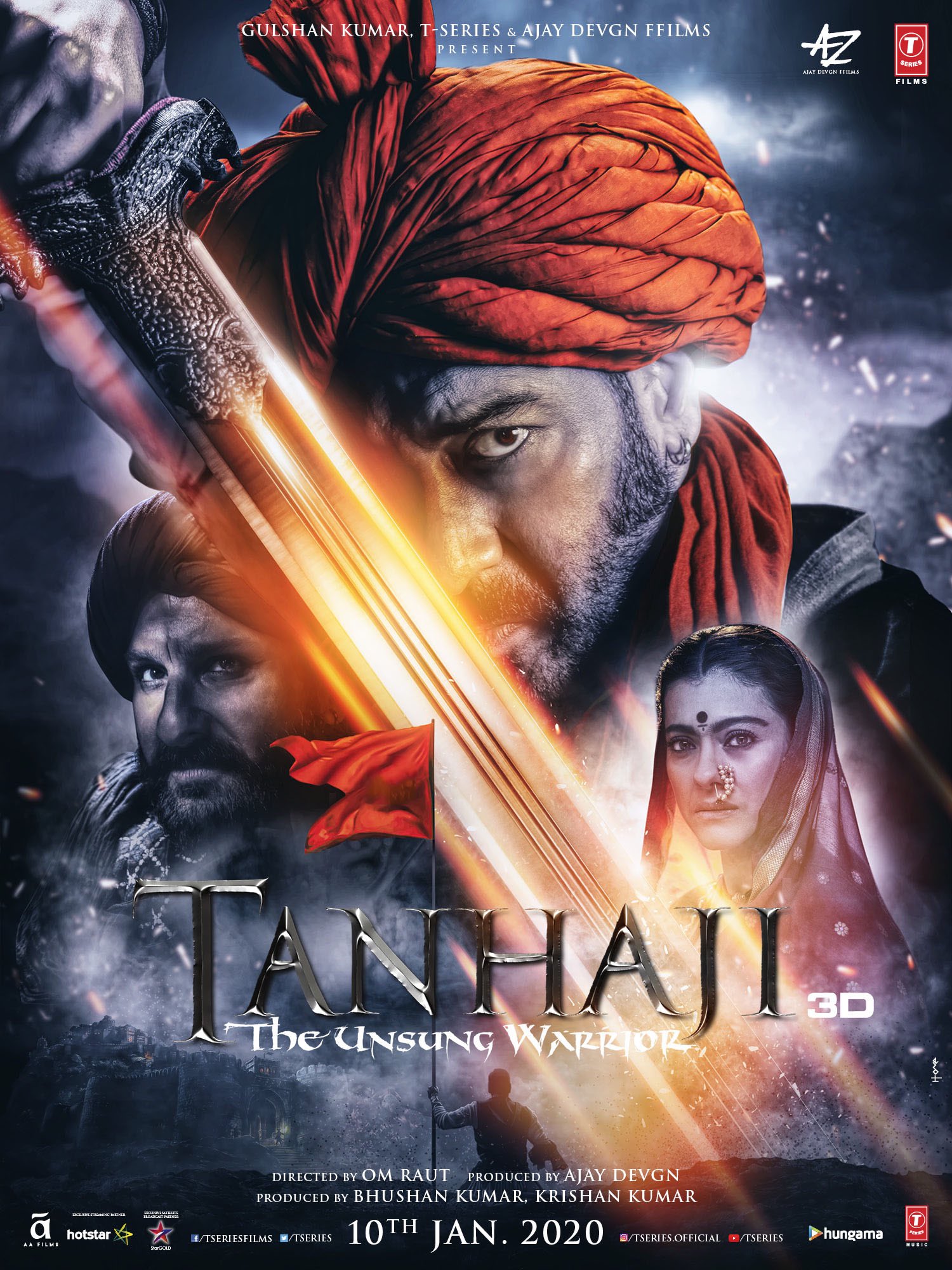 Tanhaji The Unsung Warrior Movie HD Poster Wallpaper First Look