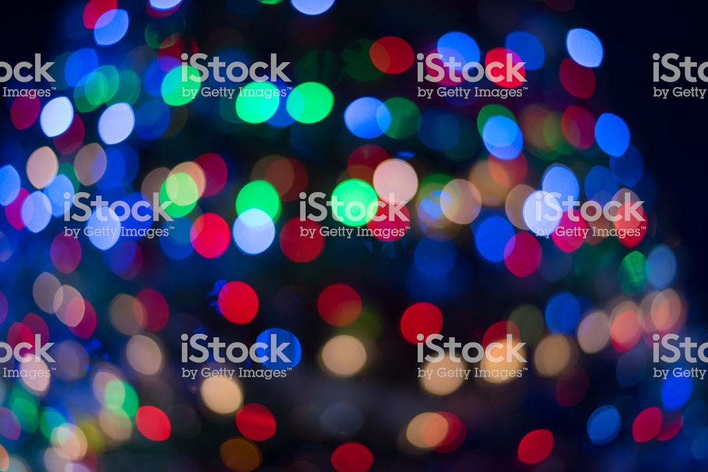 Blurred Of Colorful Bokeh Abstract On Unfocused Background With