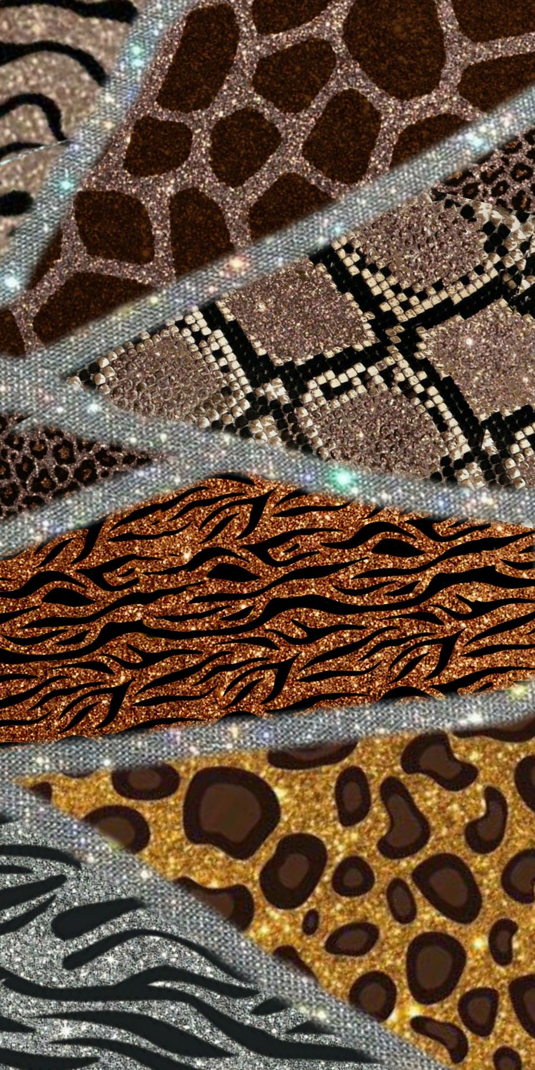 Annett G On Animalprint Wallpaper