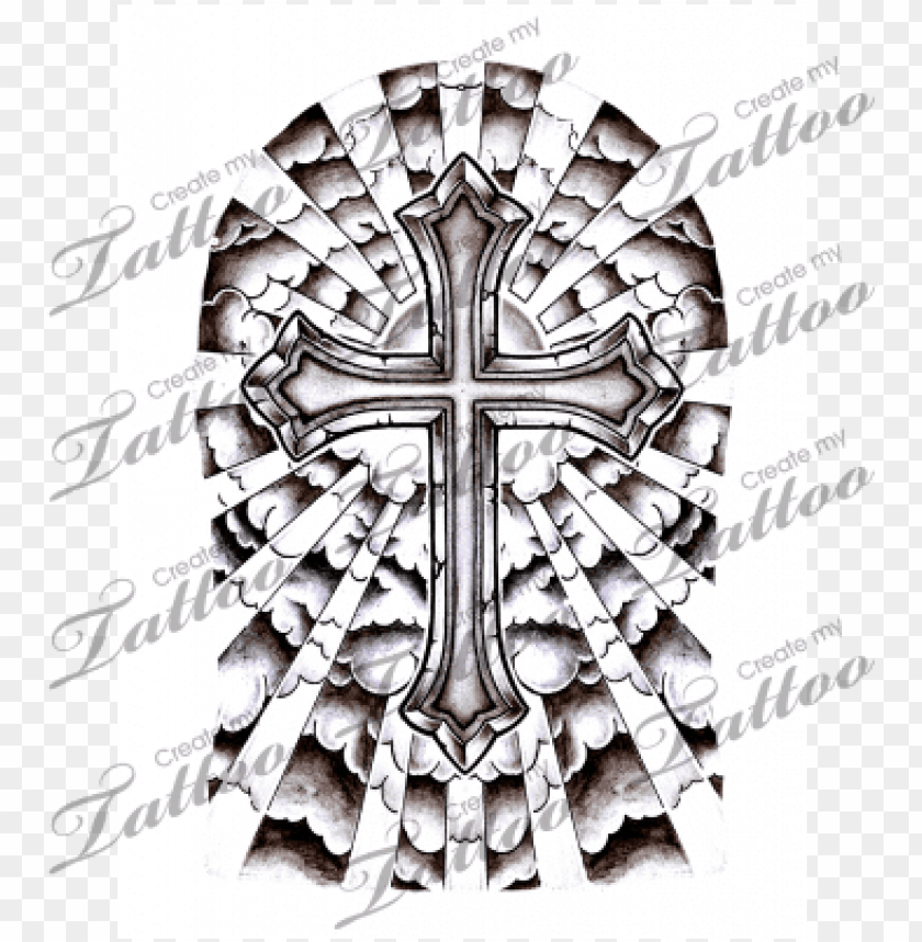 210 Silhouette Of Christian Cross Tattoo Designs Illustrations  RoyaltyFree Vector Graphics  Clip Art  iStock