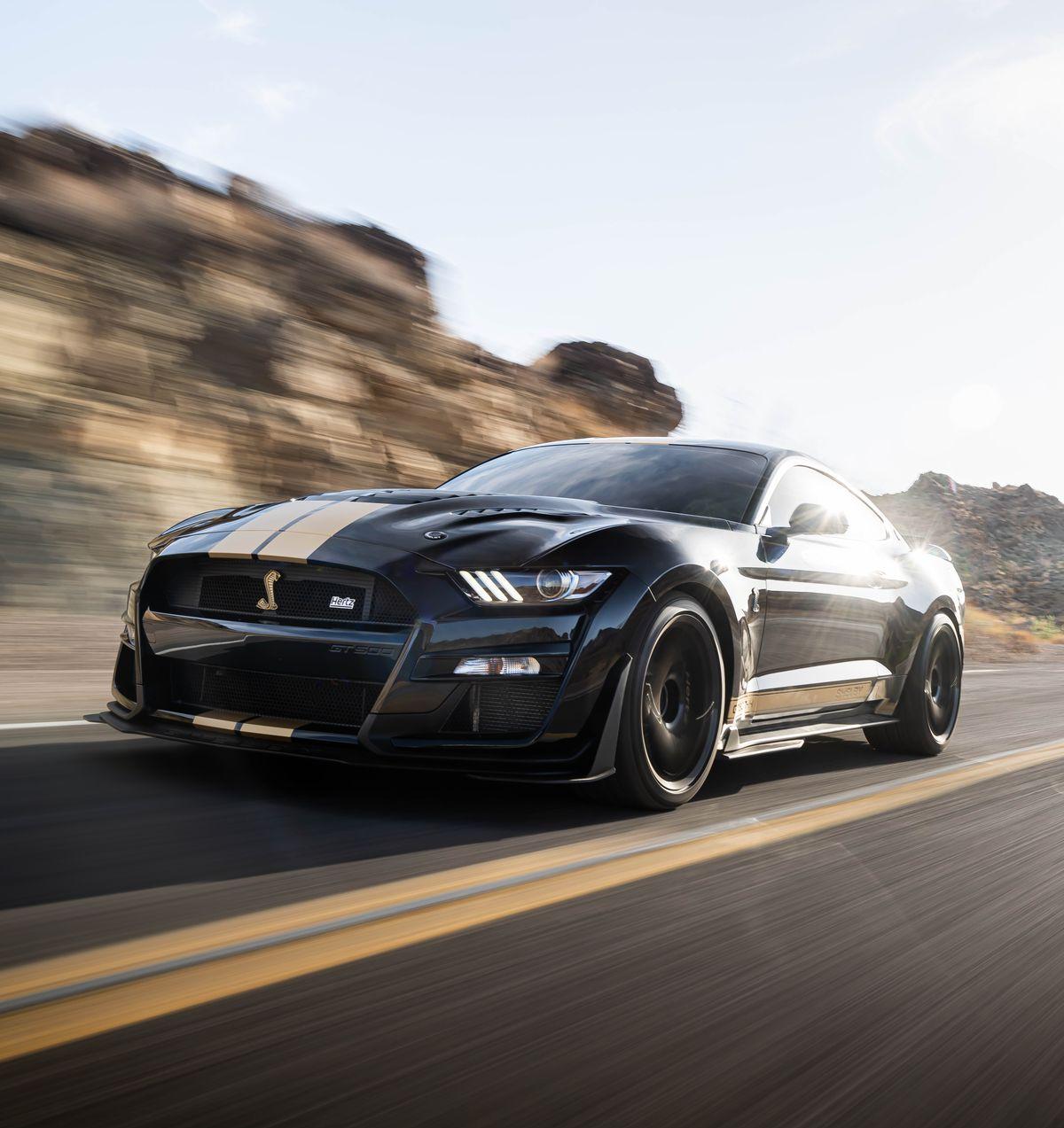 Shelby And Hertz Reveal Hp Mustang Gt500 H Rental Car