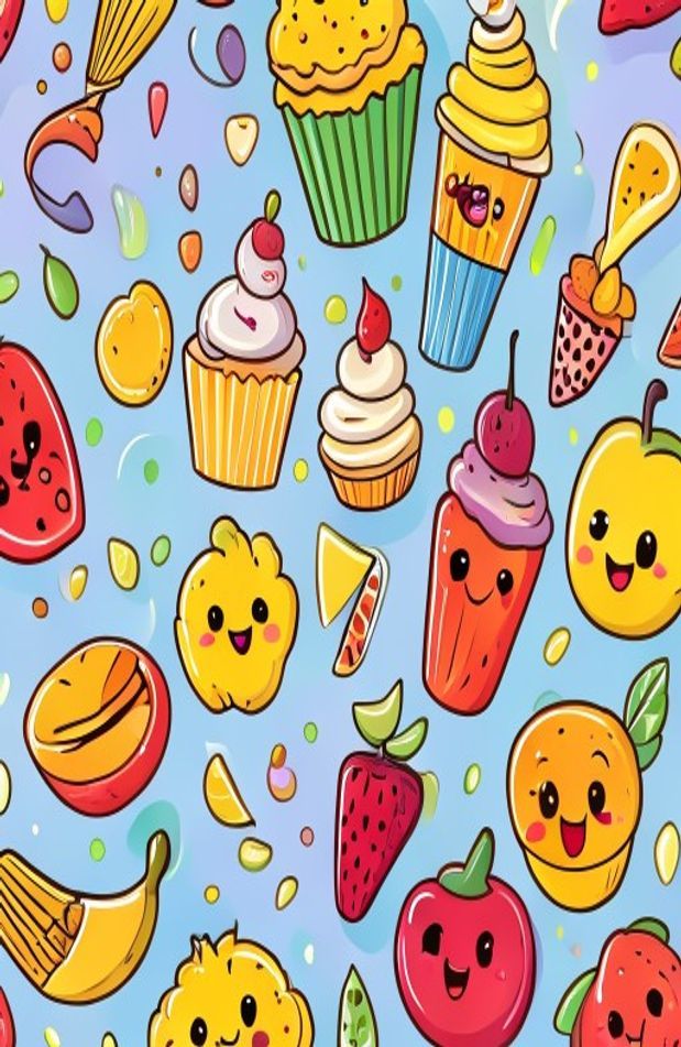 Cartoon Food Wallpaper