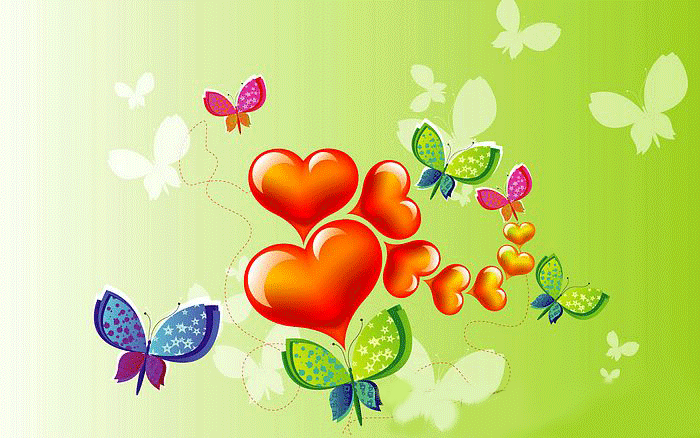 Hearts Flying Picture Of Blooming Floral Looks And More