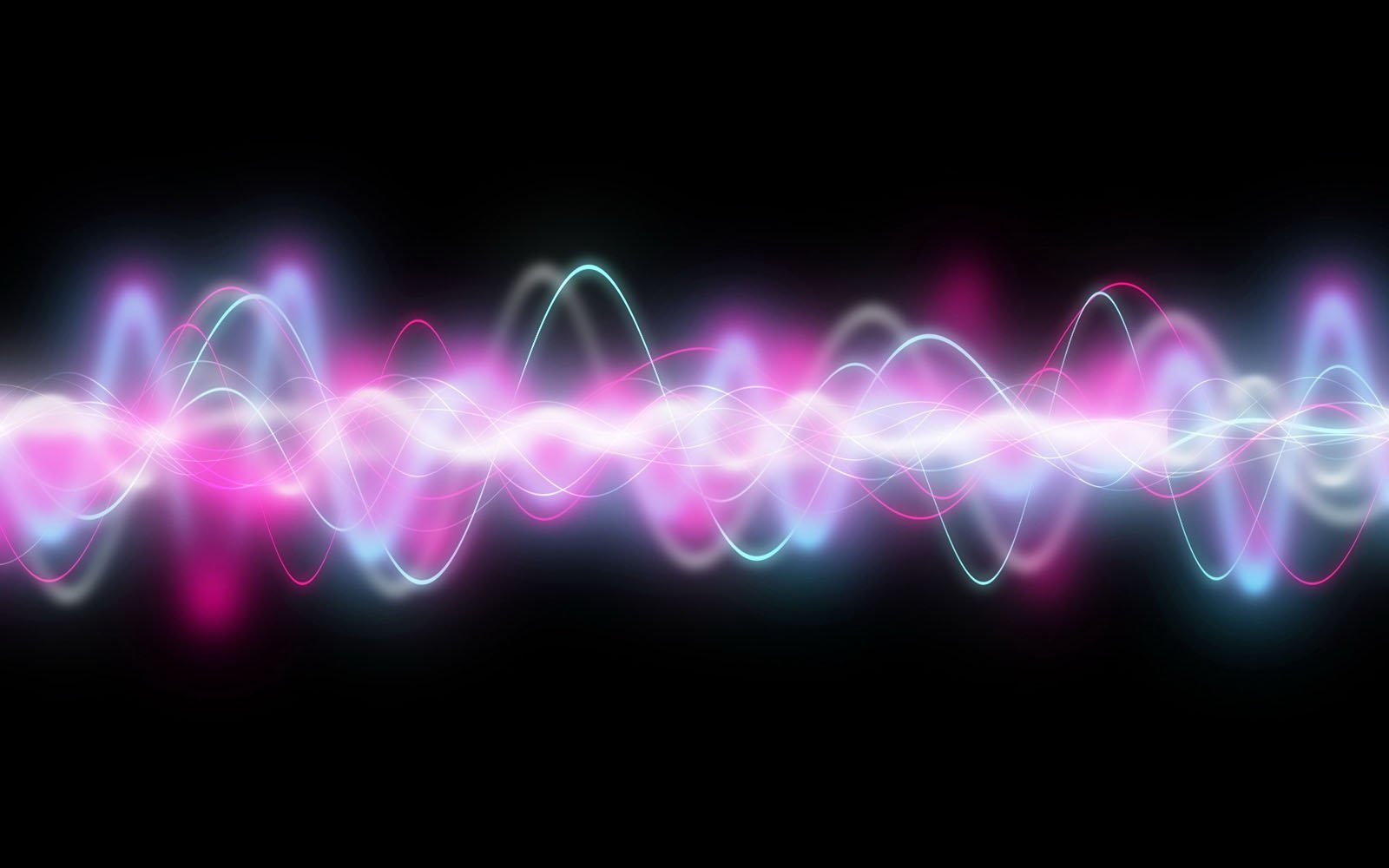 Abstract sound waves is black background colors and sound waves is