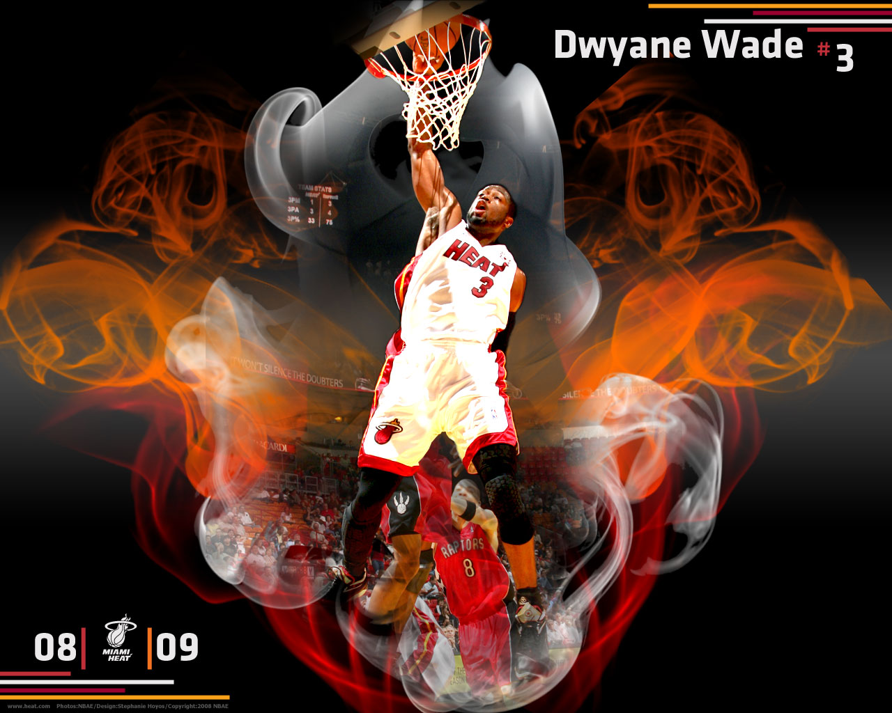 Dwyane Wade Heart Basketball Miami Heat