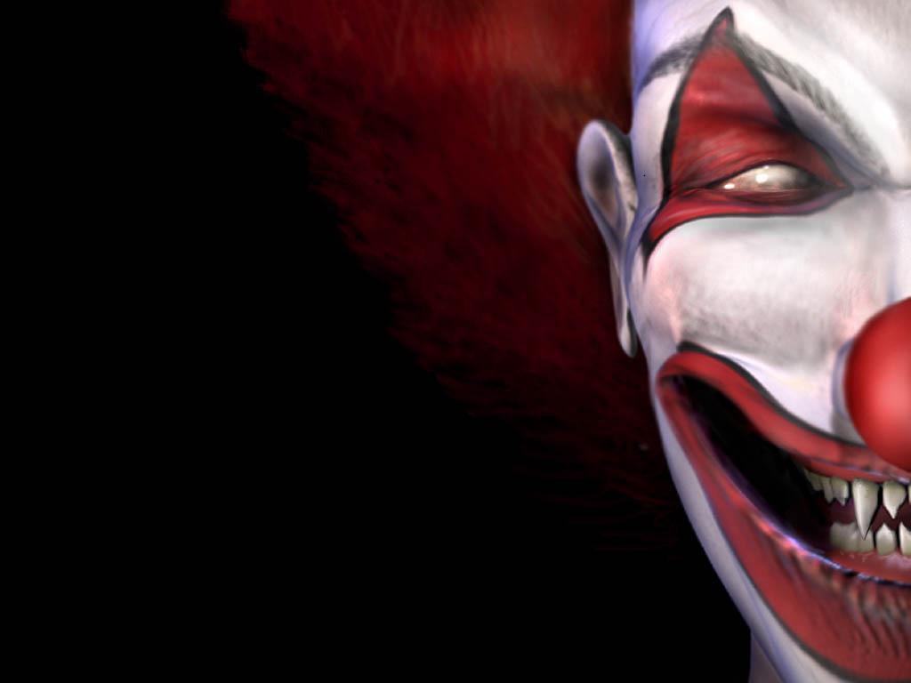 Killer Clown Wallpaper HD Red