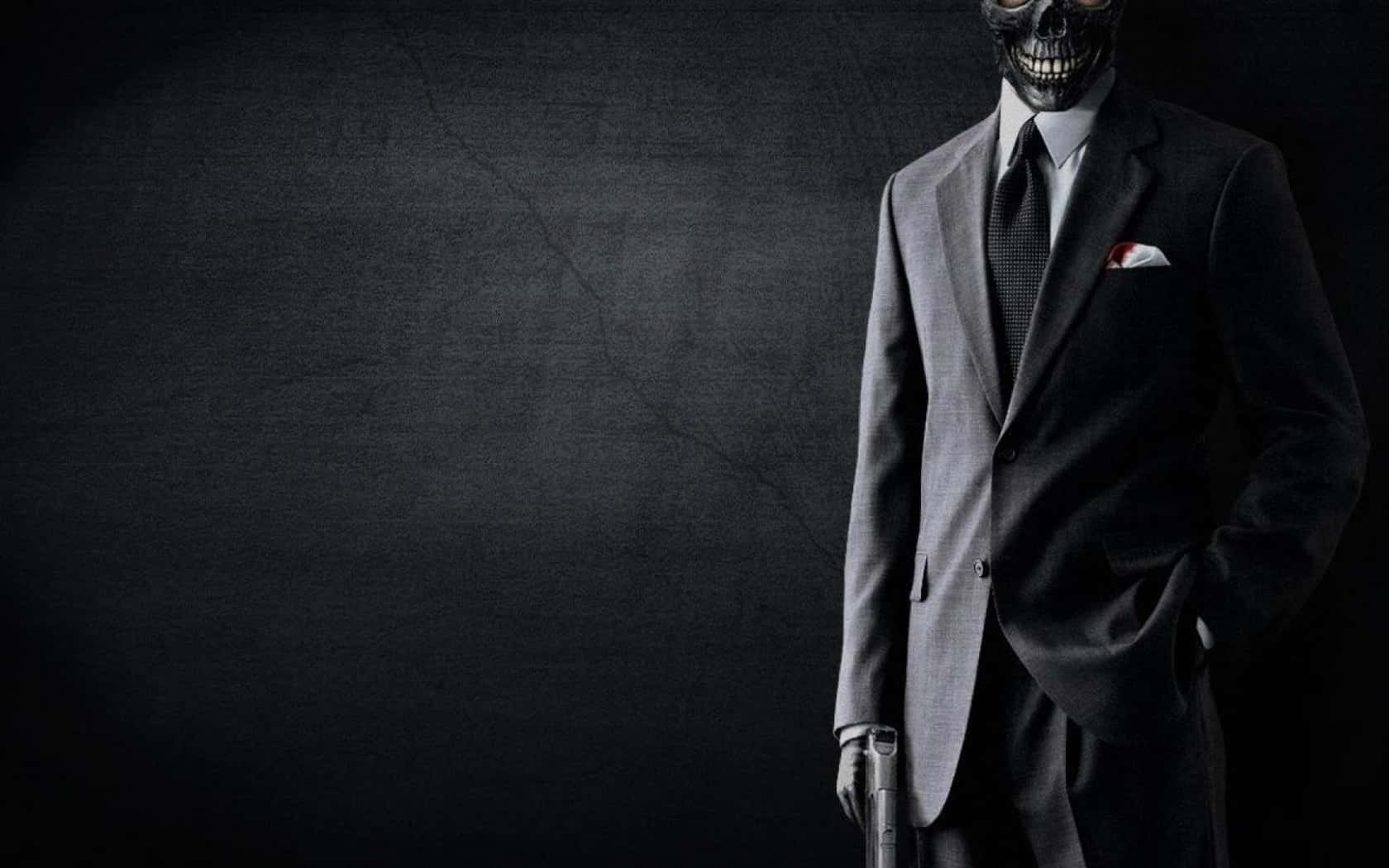 Black Mask In A Men Suit Style Ycifmm11gebjlqro Wallpaper