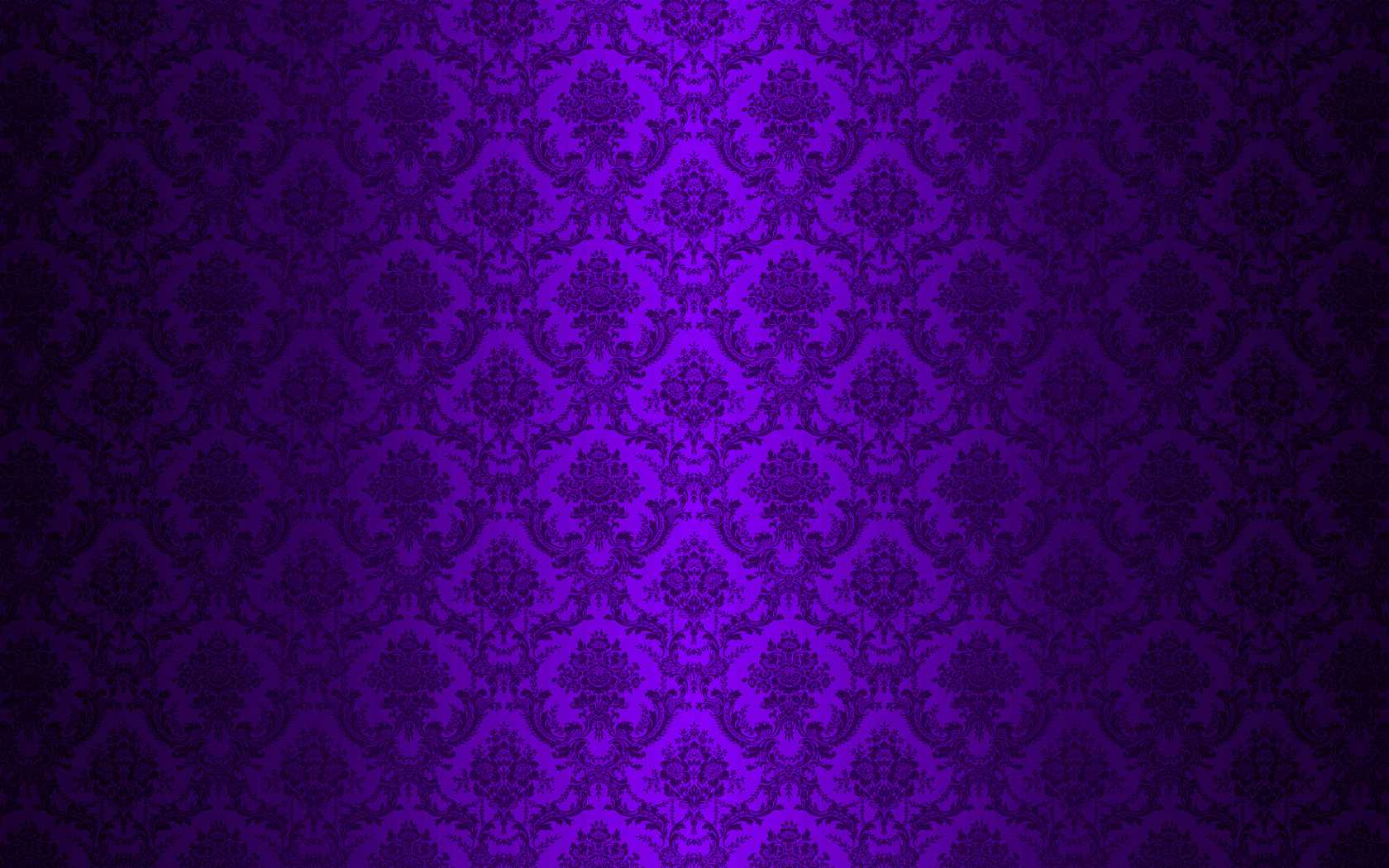 Purple Damask Flock Wallpaper Viii By