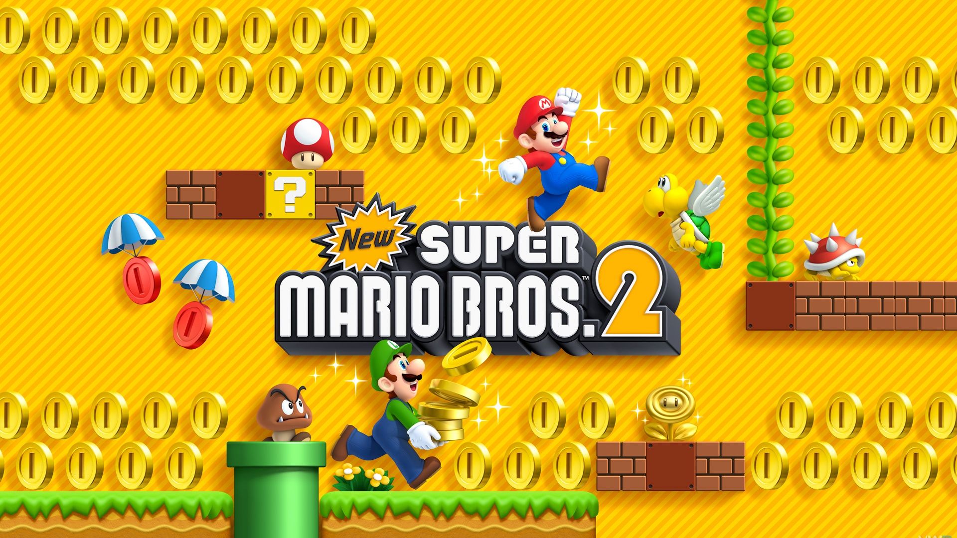 New Super Mario Bros Wallpaper Top