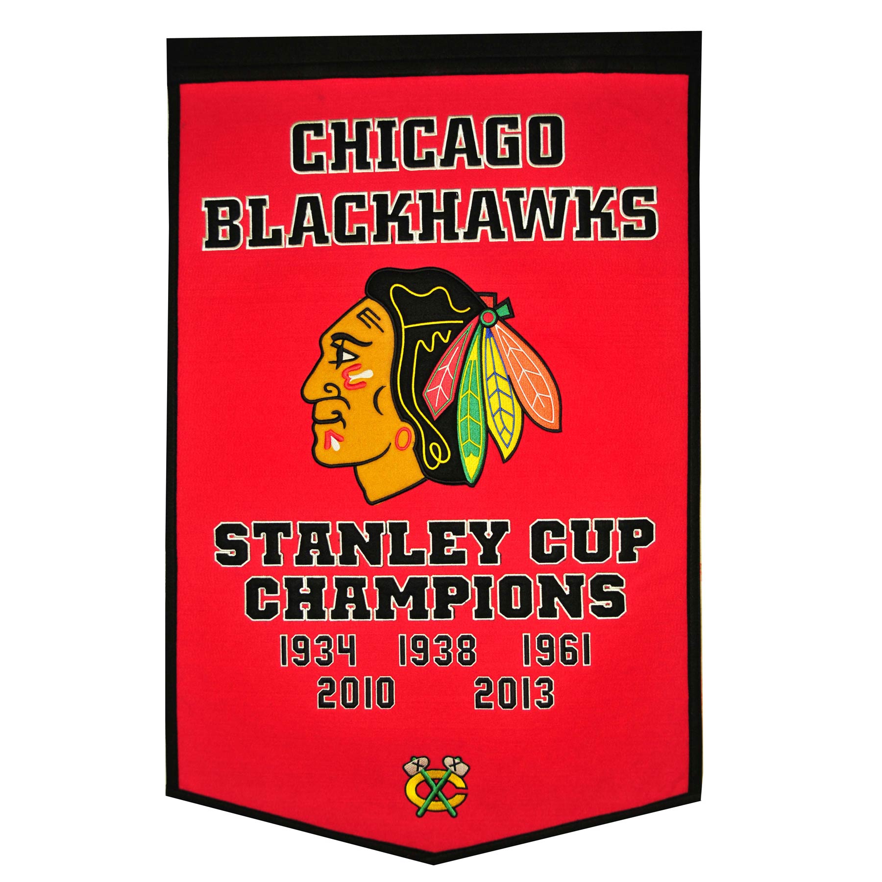 Chicago Blackhawks Stanley Cup Champions Dynasty Banner