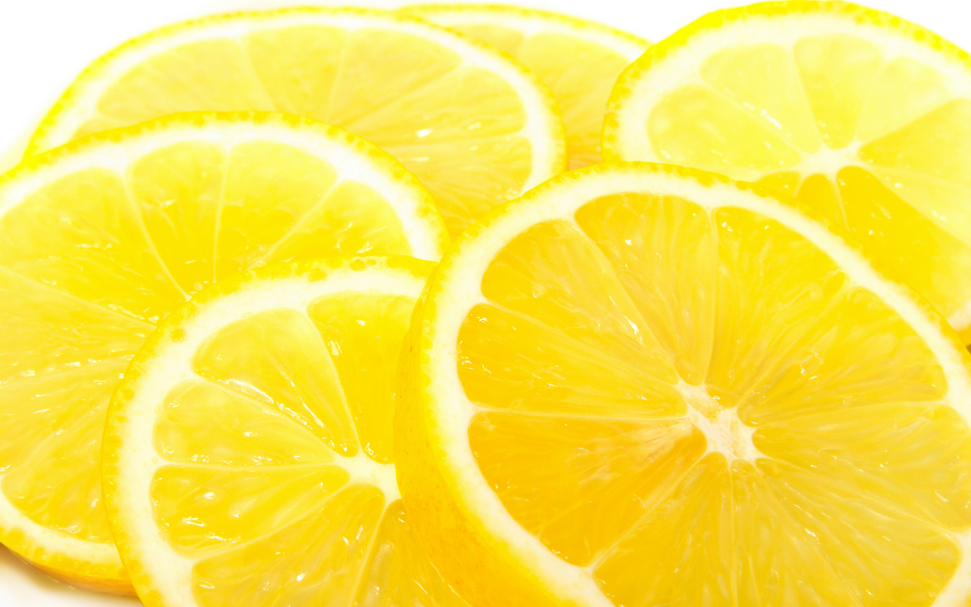 Wallpaper Lemon Fruit Citrus Slice Desktop