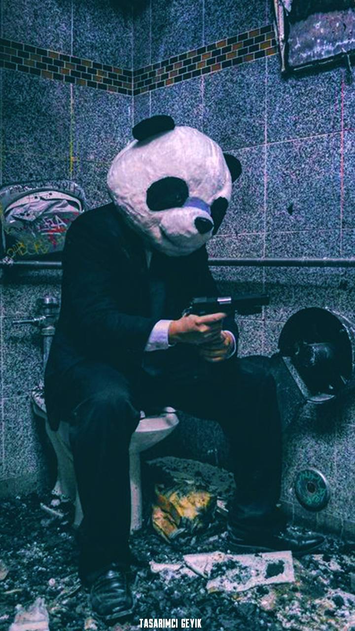 Panda With Guns Wallpaper On