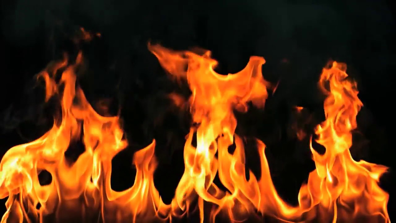 Fire Background Without Sound