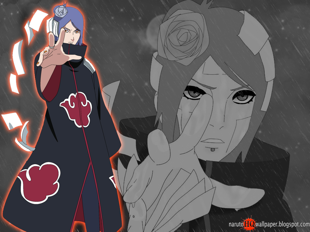 Konan Akatsuki Women Wallpaper Naruto Shippuden