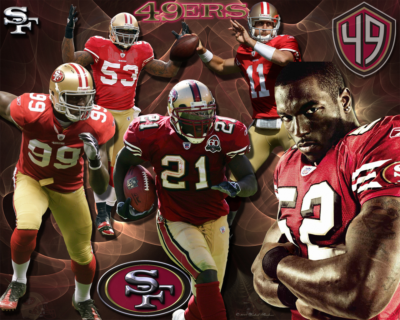 Wallpaper By Wicked Shadows San Francisco 49ers Team