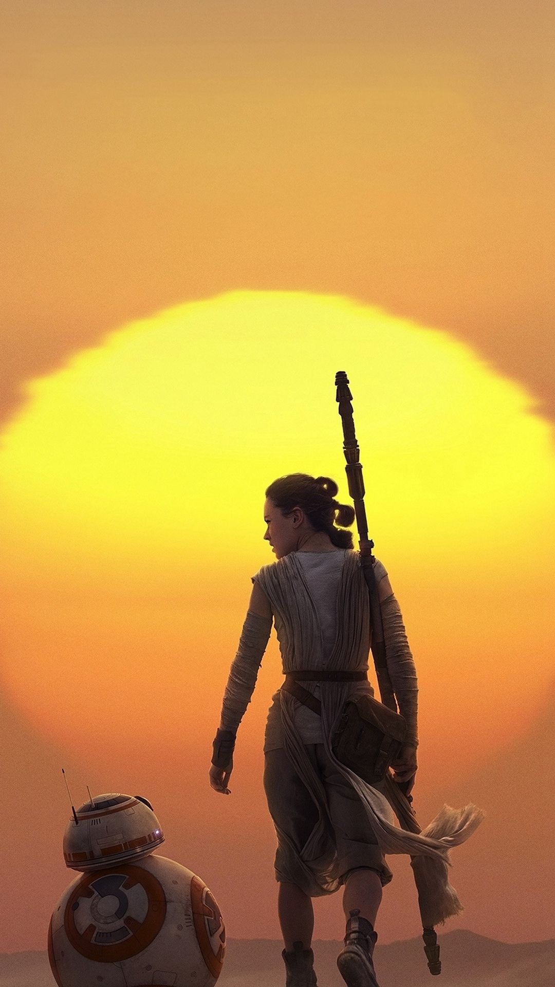 Force Awakens Starwars Art Rey iPhone Wallpaper Star Wars