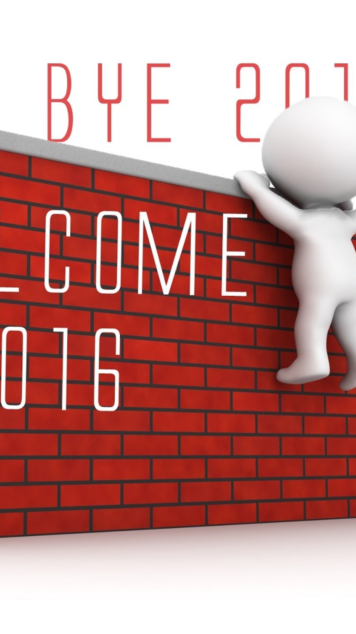 Wallpaper Good Bye Welcome Happy New