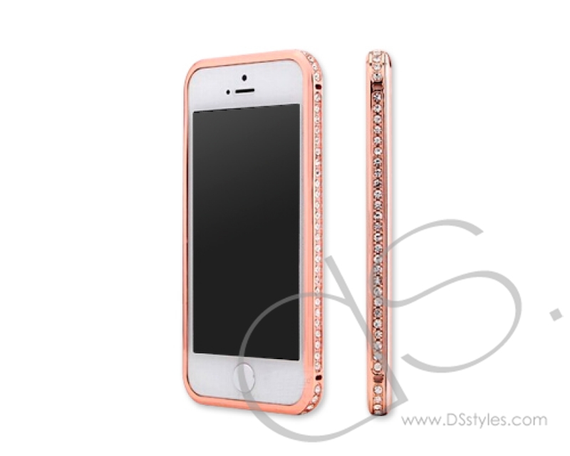 Bumper Series iPhone 6 Plus Crystal Case 55 inches   Rose Gold