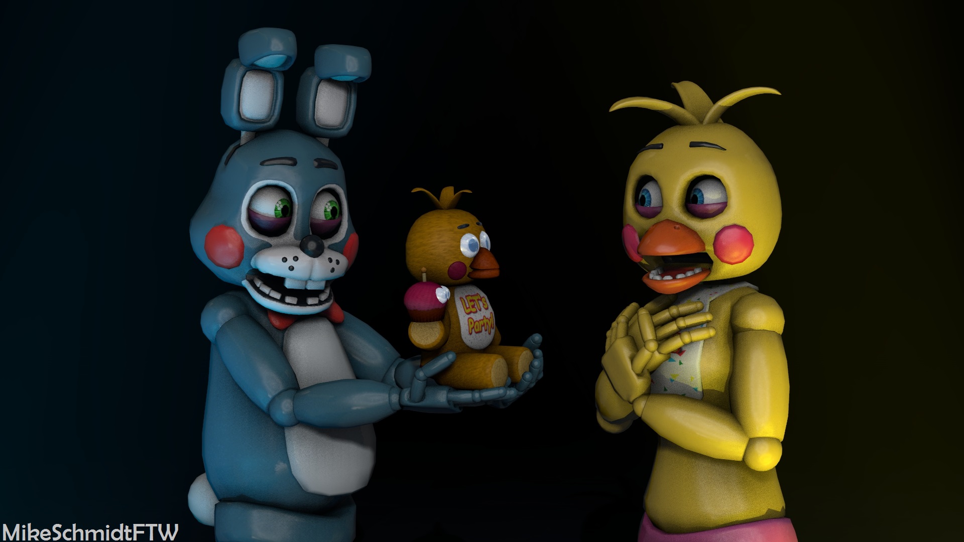 Toy Bonnie And Chica By Officerschmidtftw